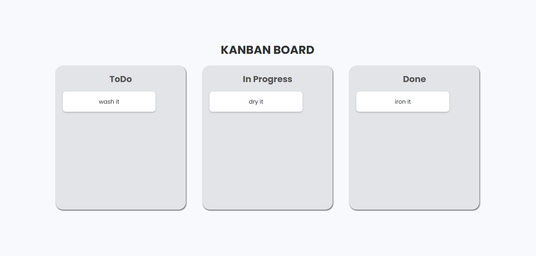 Kanban Board Homepage